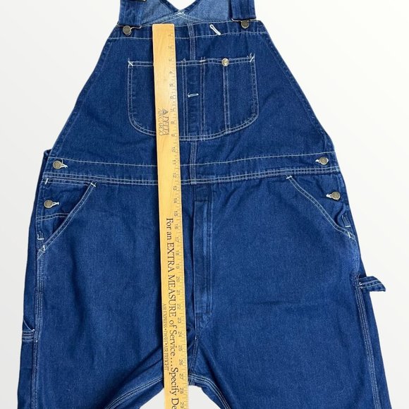 VINTAGE SEARS CLASSIC BLUE DENIM OVERALLS. - Picture 9 of 9